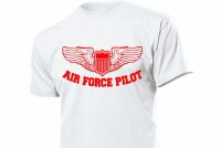 T-Shirt US Air Force Pilot Wings Armed Forces
