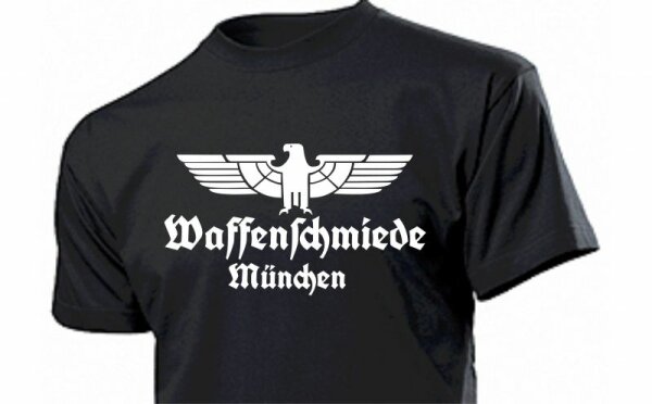 T-Shirt Waffenschmiede München mit Adler