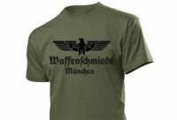 T-Shirt Waffenschmiede München mit Adler