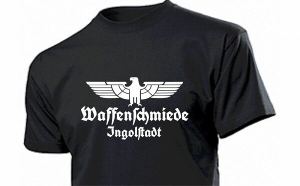 T-Shirt with "Weapon Smuthy Ingolstadt and Eagle"