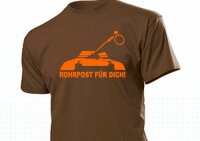 Rohrpost f&uuml;r Dich! Panzer Kanone Fun T-Shirt WH US Army