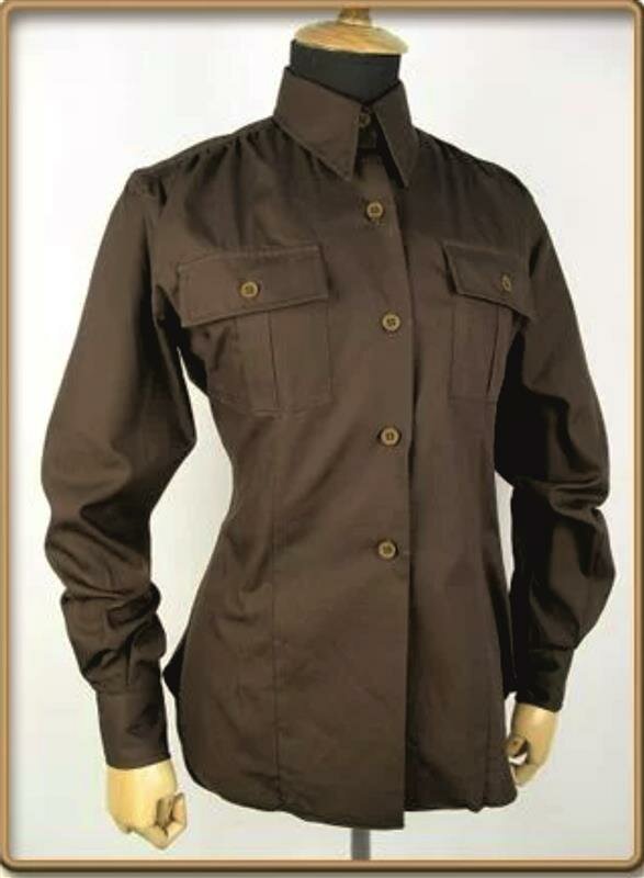 US Army Women Chocolate Shirt Ferromil Shop