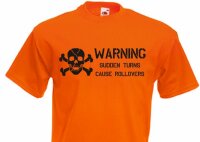 T-Shirt &quot;Warning Rollover...&quot; US Army Marines USMC