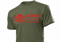 T-Shirt "Warning Rollover..." US Army Marines USMC