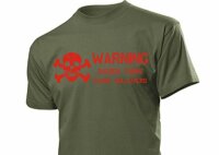 T-Shirt &quot;Warning Rollover...&quot; US Army Marines USMC