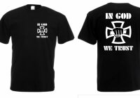 Iron Cross &quot;In God we Trust&quot; T-Shirt