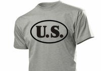 T-Shirt mit U.S. Ellipse