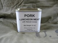 US Army Pork Luncheon Meat Field Ration WKII WH WK2