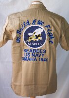 US Navy Seabees Embroidered Shirt