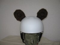 Braunbären Ohren für Skihelm Snowboard...