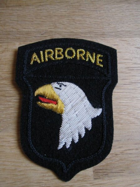 Original Airborne Patch 101st Paratrooper US Army Ärmelabz. aus