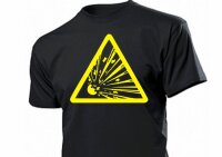 T-Shirt with Explosive Sign