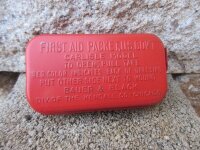 Original First Aid Kit 1943 US Army Carlisle Model Metal Covered