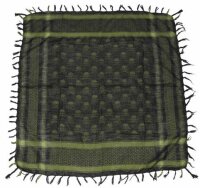 Shemagh Plo Scarf Khaki / Black with Skull