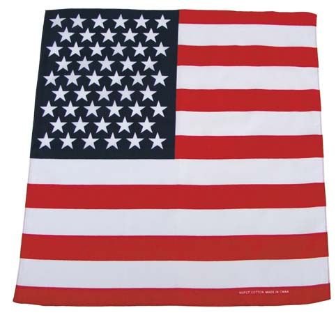 Bandana Biker Headwrap USA Flag