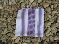 Shemagh Plo Scarf Purple / White