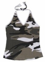 Neckholder Top Woman 3-Color Urban Camo