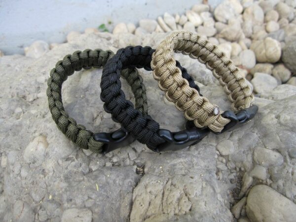 Para Armband 22mm Fallschirmleine Survival Armband