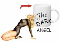 Pin-up Dark Angel Coffee Mug