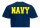 T-Shirt "Navy" Rückendruck!