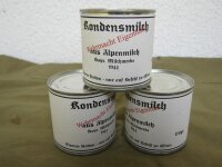 Canned Milk "Iron Ration" 1944 3pcs