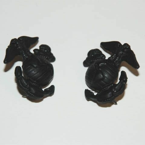 USMC Insignia Kragenabzeichen Schwarz