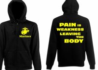 Hooded Jacket Marines Pain is...