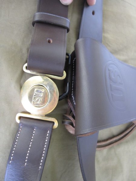 M1911 Colt Holster Officer Belt Chocolate