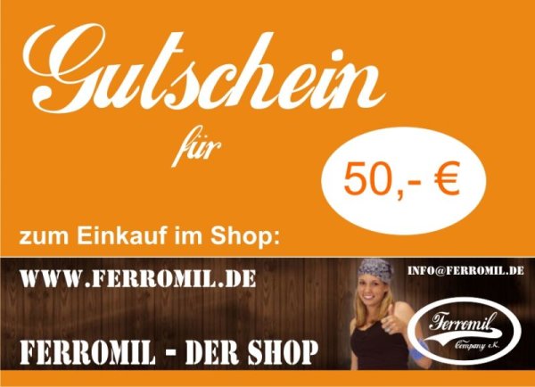 Gutschein Einkaufsgutschein Geschenk 50,-