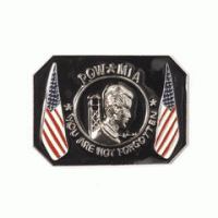 Pow Mia You are not Forgotten Buckle Gürtelschnalle