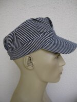 Hickory Stripe Engineer Cap