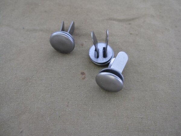 3 Helmet Rivets Steel