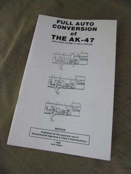 Technical Manual TDV AK-47 Kalaschnikow STGW