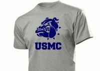 T-Shirt USMC Marine Corps Bulldogge #1