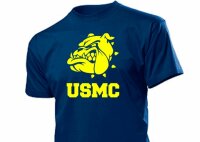 T-Shirt USMC Marine Corps Bulldogge #1