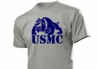 T-Shirt USMC Marine Corps Bulldogge #2