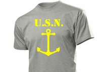 T-Shirt U.S.N. United States Navy Anchor