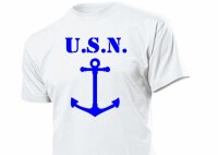 T-Shirt U.S.N. United States Navy Anchor