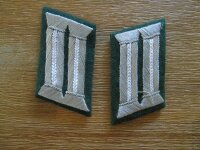 Collar Badges Offizier Infantrie Wehrmacht