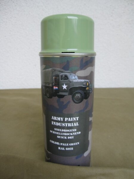 Wehrmacht Farbe RAL6021 Reseda Grün 400ml (1L-16,00¤)