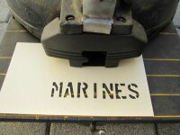 Stencil MARINES