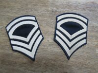 1 paar US Army Gunnery Sergeant Rangabzeichen Ärmel...