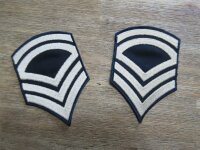 1 pair US Army Gunnery Sergeant Patch