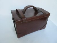 Ledertasche Lederkoffer Vintage Arzttasche Umh&auml;ngetasche