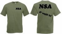 &quot;NSA - O zapft is!&quot; Lauschangriff T-Shirt