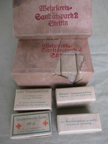 Teerschwefel Seife Depot 100gr Sanitätspark Stettin