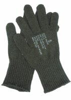 Original US Army GI Woll Handschuhe Finger Gloves