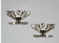US Army Collar Badges Colonel Rank Eagle