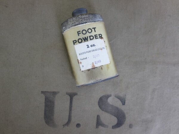 US Army Foot Powder - Fu&szlig; Puder 1940