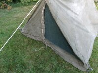 Afrikakorps Style Zelt British Army Made DAK Zweimannzelt